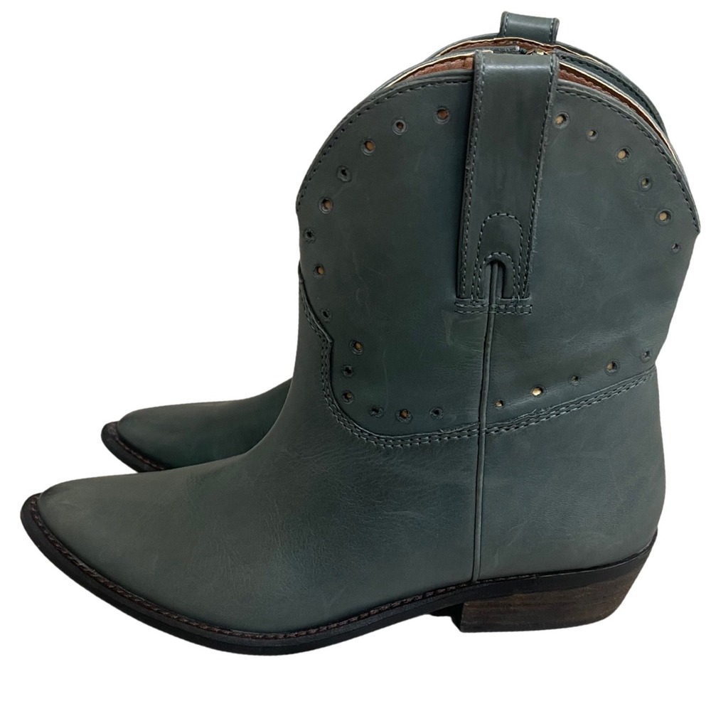 Lucky Brand Limited Edition TealChantelX Boots Size 9 m used 1x pull on western
